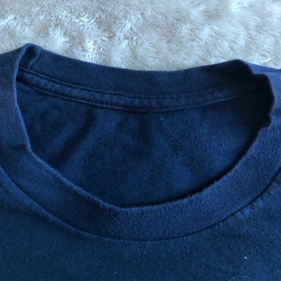 “Sub Pop” Retro Seattle Record Label Tee in Blue with Green Logo Size Large - Picture 2 of 3